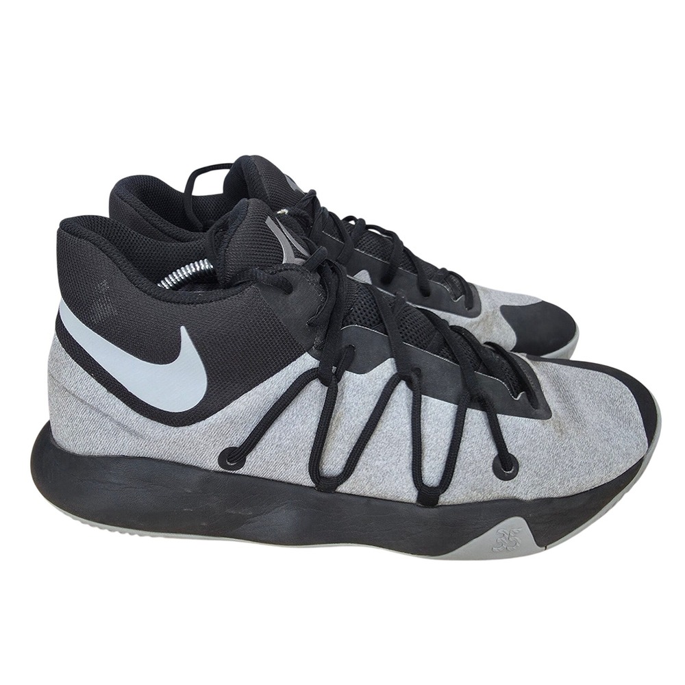 Nike KD Trey 5 V Basketball Shoes Mens 12 Black Wolf Grey Sneakers 897638-010